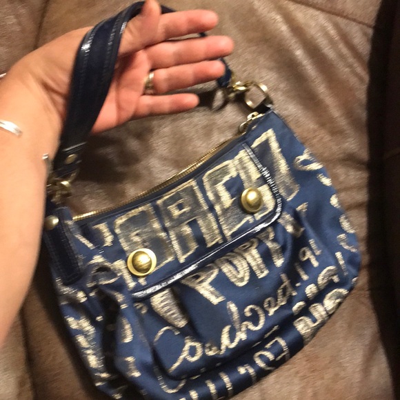 Coach poppy graffiti 💕collection small handbag - Picture 7 of 8